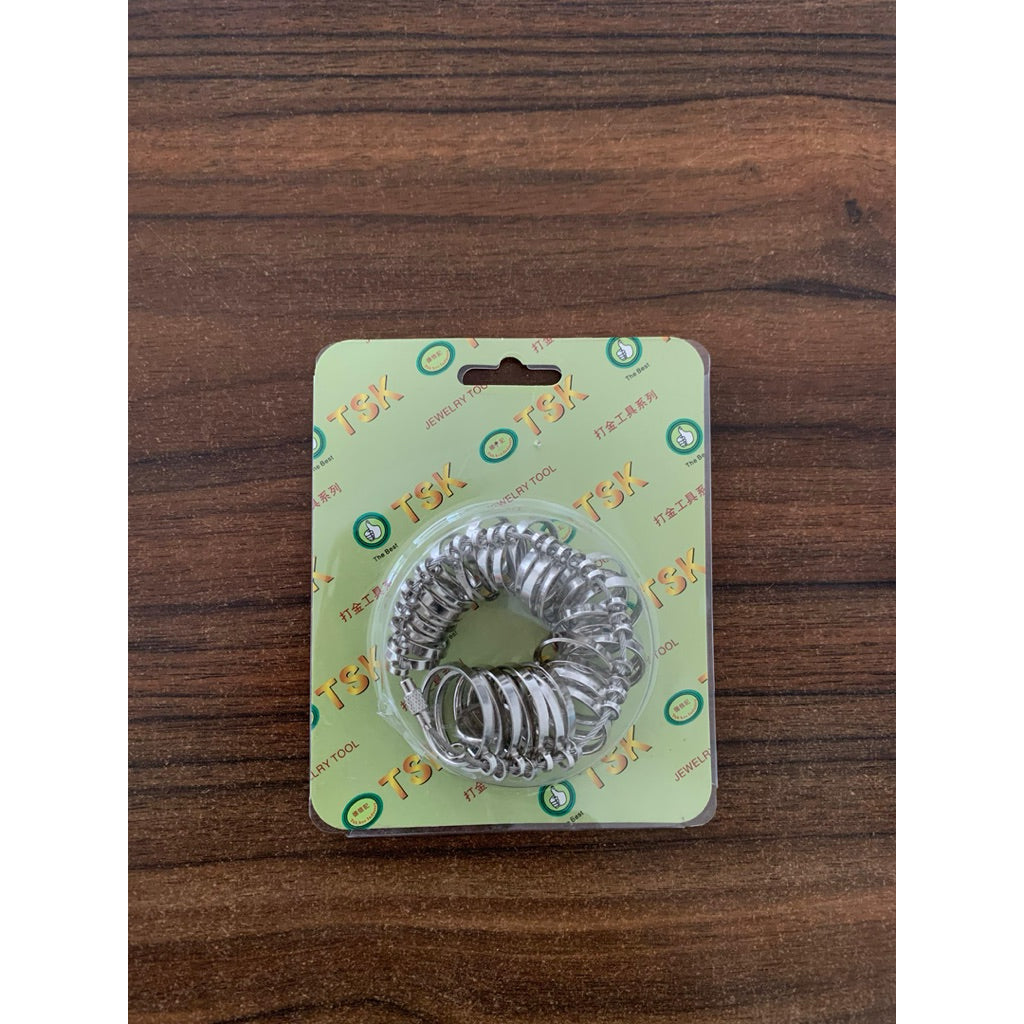 Metal  Ring Sizer TSK Alat Ukur Size Cincin (HK Size)
