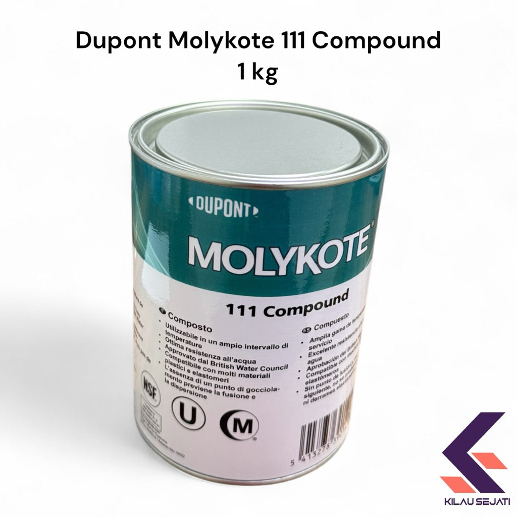 Molykote 111 Compound 1 Kg – Silicone Grease - Sealant Anti Air -  Food Grade