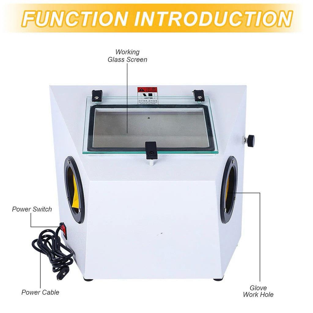 Mesin Sandblaster Perhiasan PS-B Universal Jewelry Sandblasting Machine Dry Type