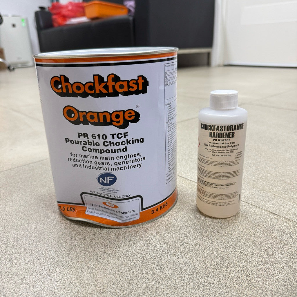 Chockfast Orange PR 610 TCF Epoxy Grouting Chocking Compound + Hardener Original ITW