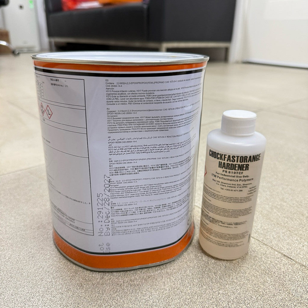 Chockfast Orange PR 610 TCF Epoxy Grouting Chocking Compound + Hardener Original ITW