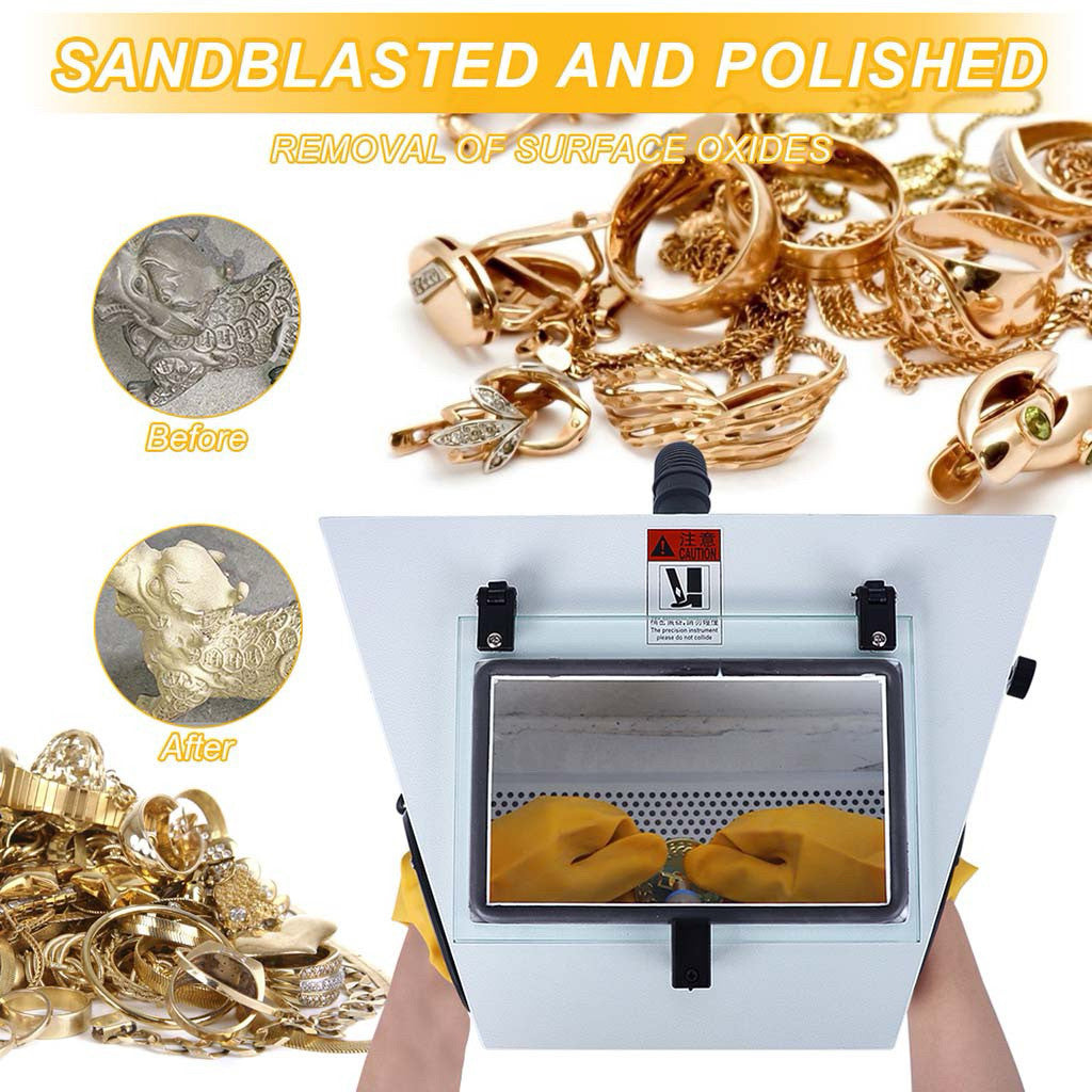 Mesin Sandblaster Perhiasan PS-B Universal Jewelry Sandblasting Machine Dry Type