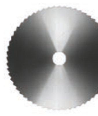 Bentuk dan penampang Mata Gergaji Busch Fig.232 Size 250 Unmounted / Saw Blade