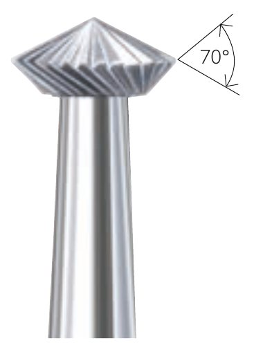 Bentuk dan penampang Mata Bor Piring Busch Fig.446 Original Jerman (0,9 - 5 mm)
